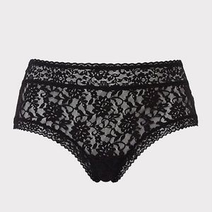 NWT Torrid Black Lacey Cheeky Panty